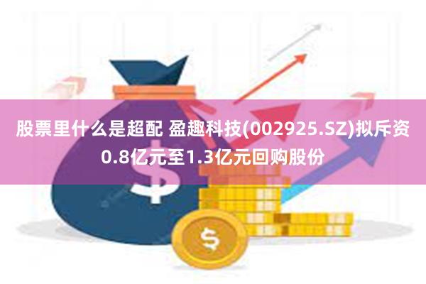 股票里什么是超配 盈趣科技(002925.SZ)拟斥资0.8亿元至1.3亿元回购股份