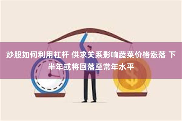 炒股如何利用杠杆 供求关系影响蔬菜价格涨落 下半年或将回落至常年水平